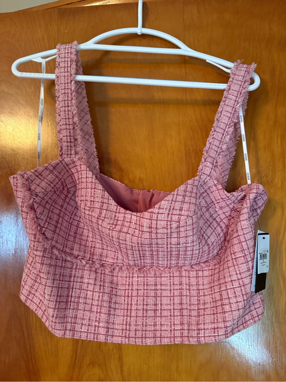 NWT Guess Emily top
Size XL color: Vintage Blush Multi